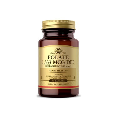 Solgar Folate 1,333 mcg DFE (Metafolina 800 mcg) 50 tablets.